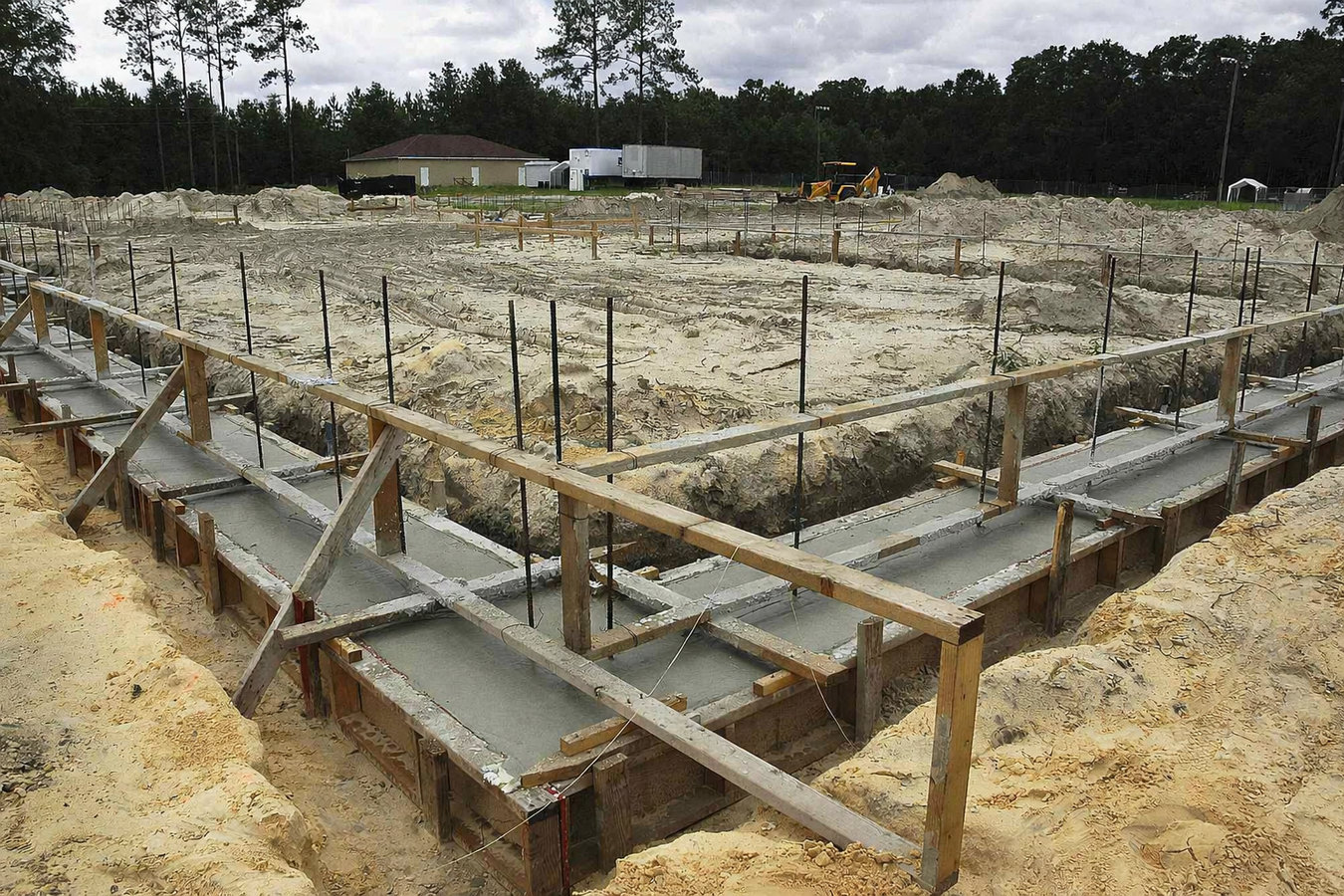 Concrete footings in Claremont, CA