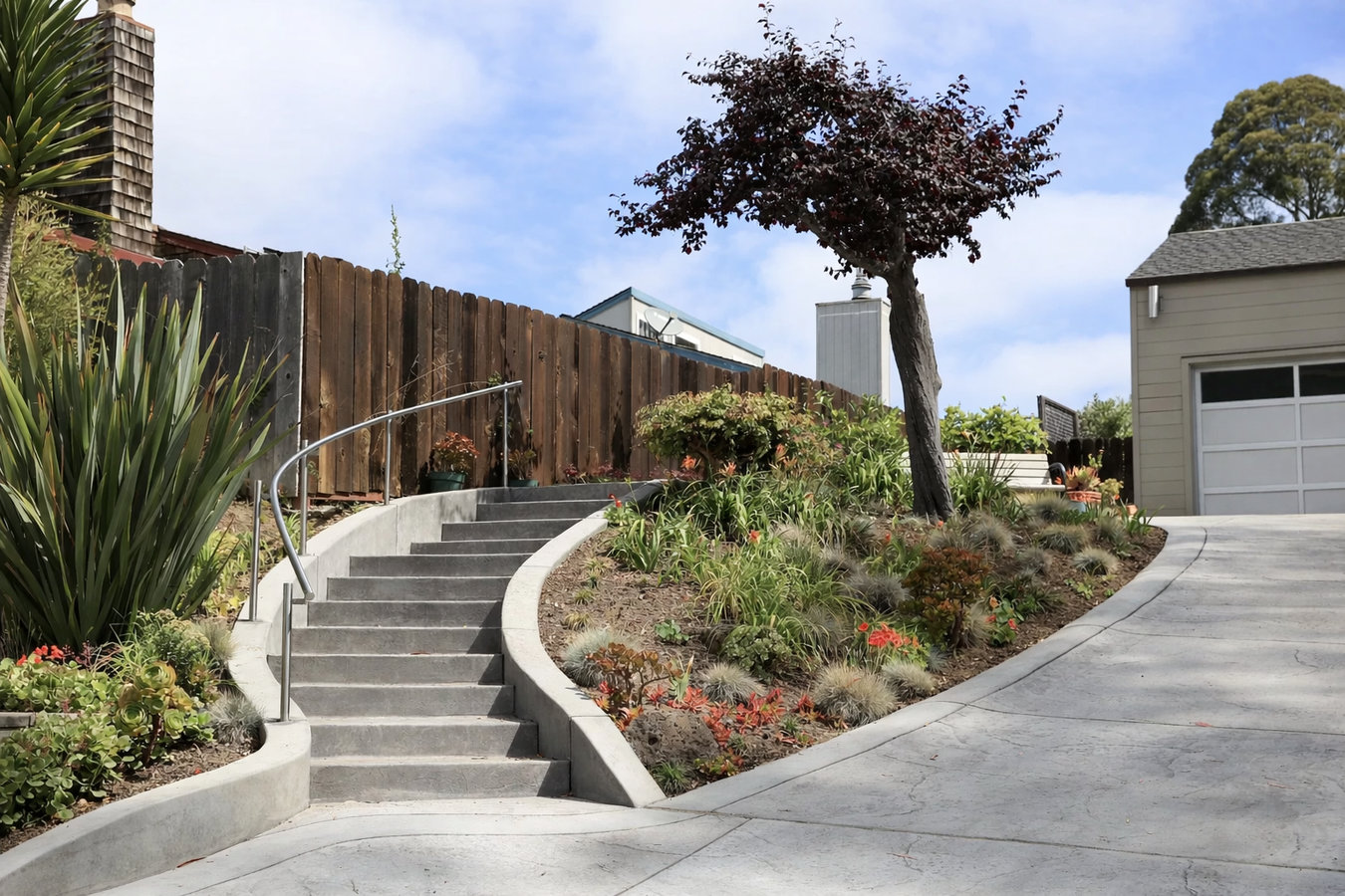 Concrete steps construction in Claremont, CA
