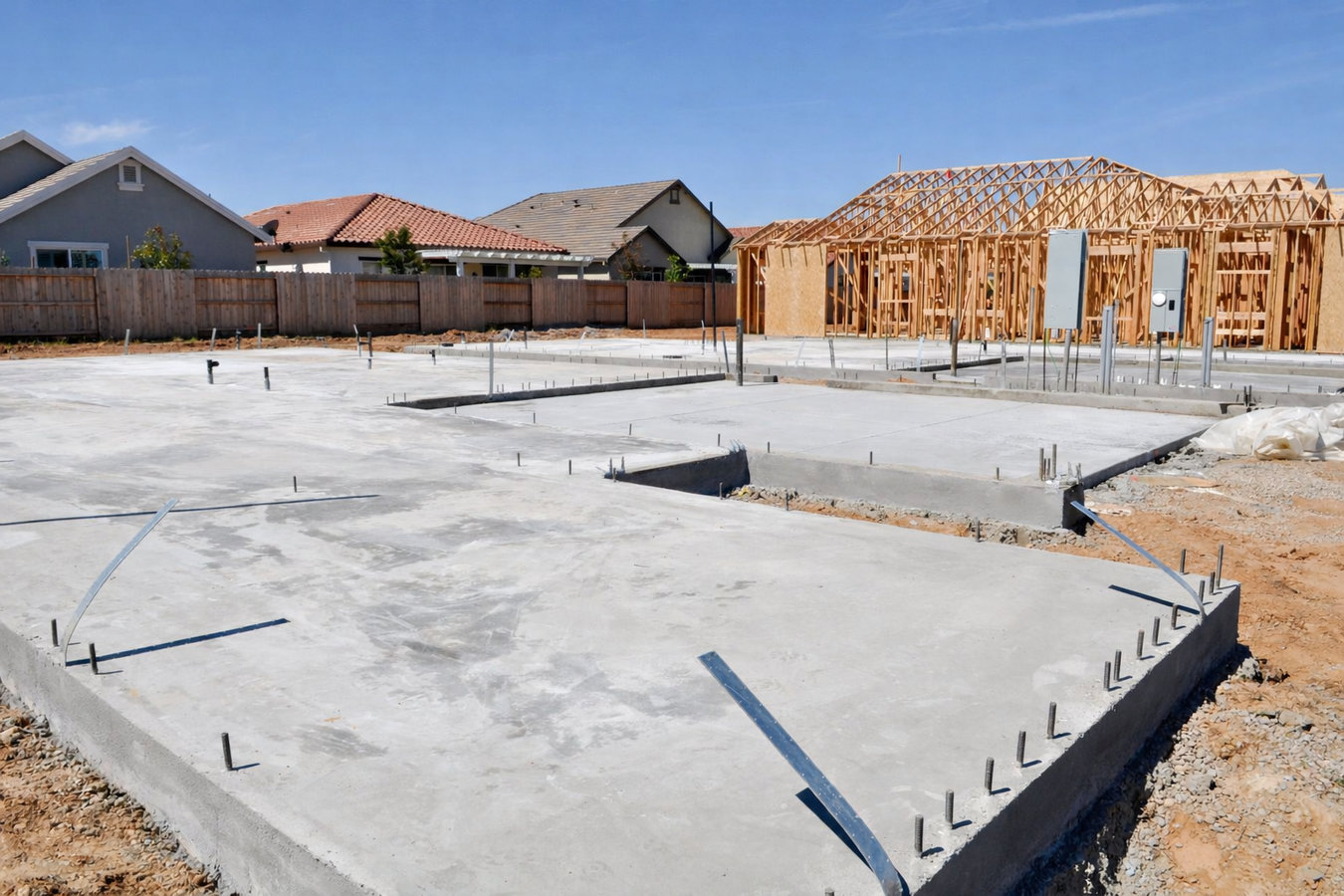Foundation installation in Claremont, CA